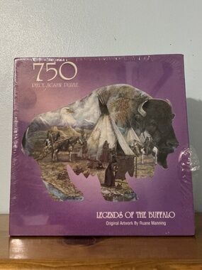 New Vintage LEGENDS OF THE BUFFALO 750 piece Jigsaw Puzzle 🧩